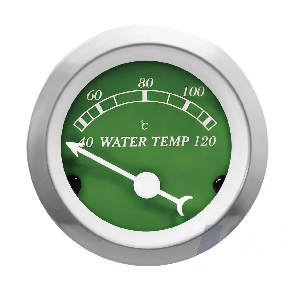 Green Face White Needle - Water Temp Gauges